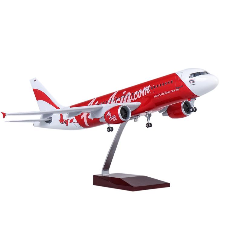 1:80 AirAsia Airbus A320 Airplane Model