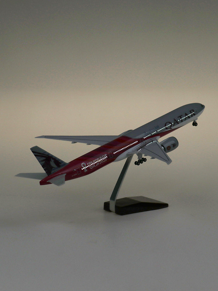 1:150 Qatar 2022 World Cup Boeing 777 Airplane Model