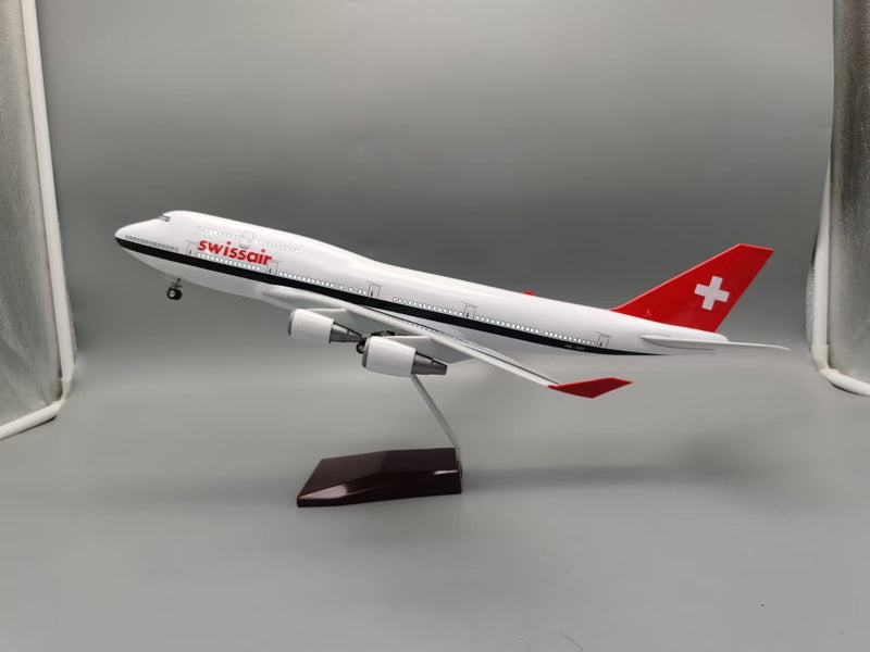 1:150 Swissair Boeing 747-400 Airplane Model