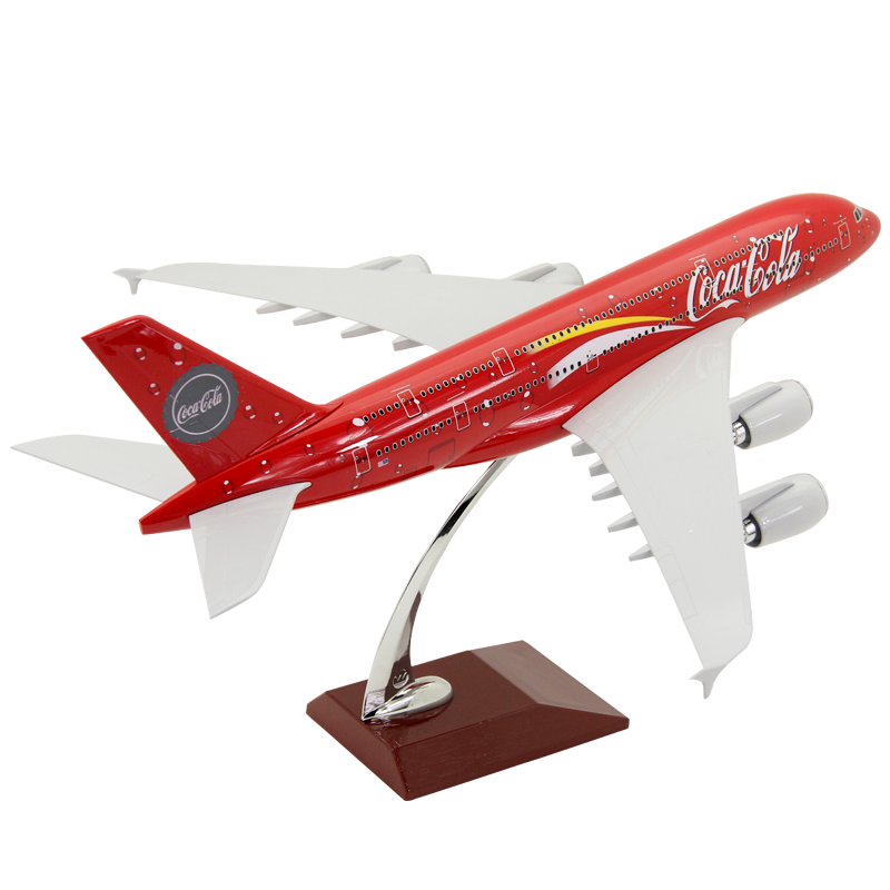 1:160 Coca Cola A380 Airplane Model