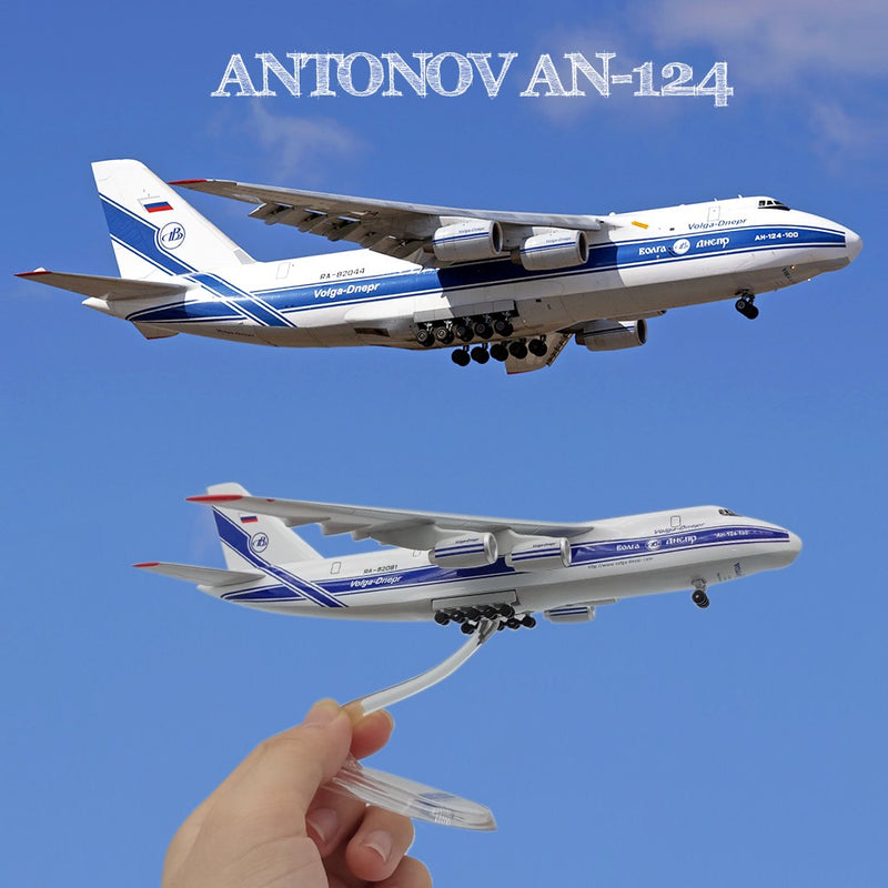 1/400 antonov-124 large transport aircraft model