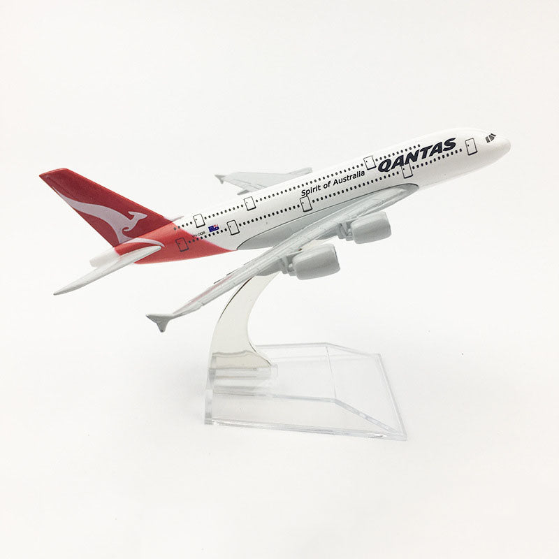 qantas airlines airbus a380 model airplane