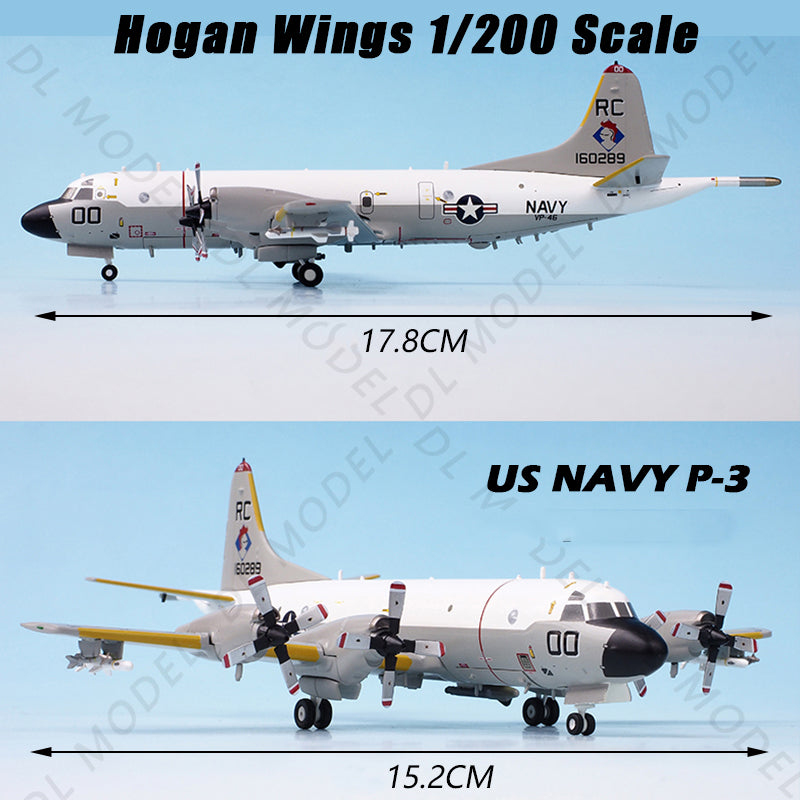 1:200 U.S. Navy P3 Orion Fighter Model HG7860