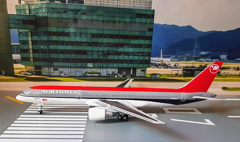 outofprint northwest airlines b757-200 n541us aircraft model