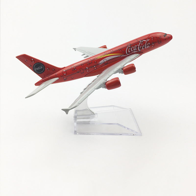 1:400 coca cola airlines a380 model airplane