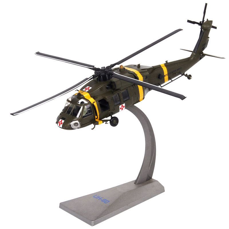 black hawk helicopter model uh-60 american simulation model
