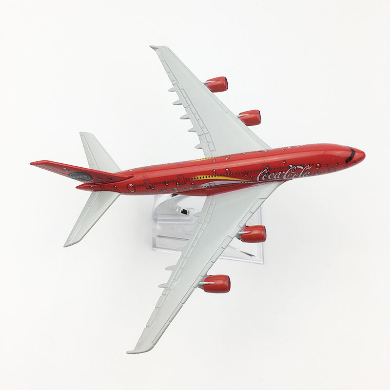 1:400 coca cola airlines a380 model airplane