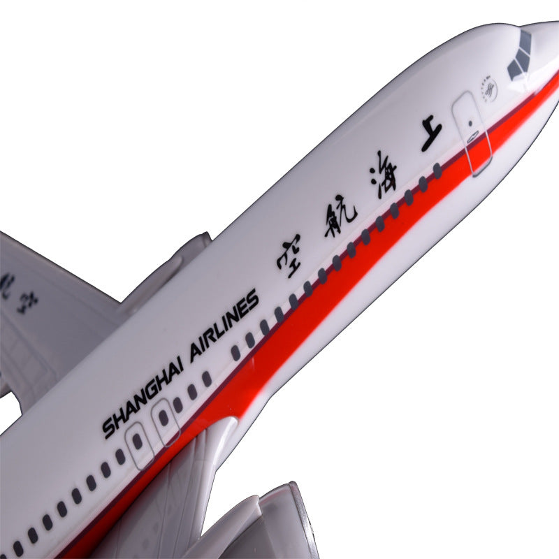 shanghai airlines boeing b737 airplane model