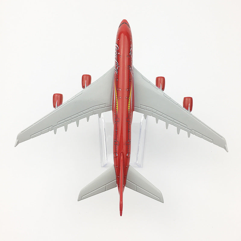 1:400 coca cola airlines a380 model airplane