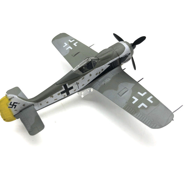 fw-190 simulation model of a german fighter jet in world war ii