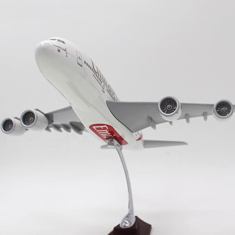 emirates airbus a380 airplane model