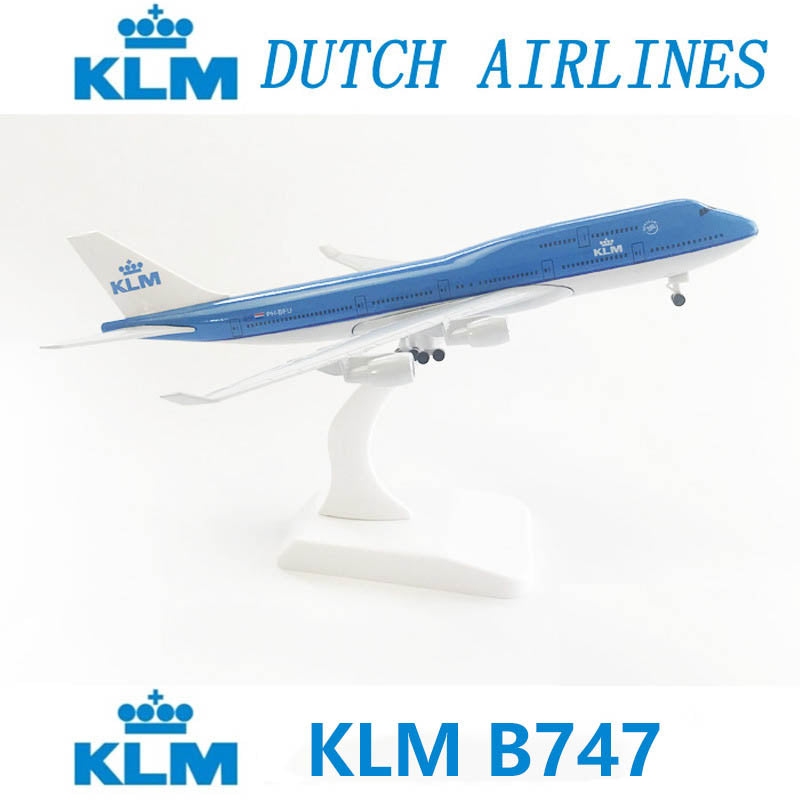 1:400 KLM B747 Airplane Model