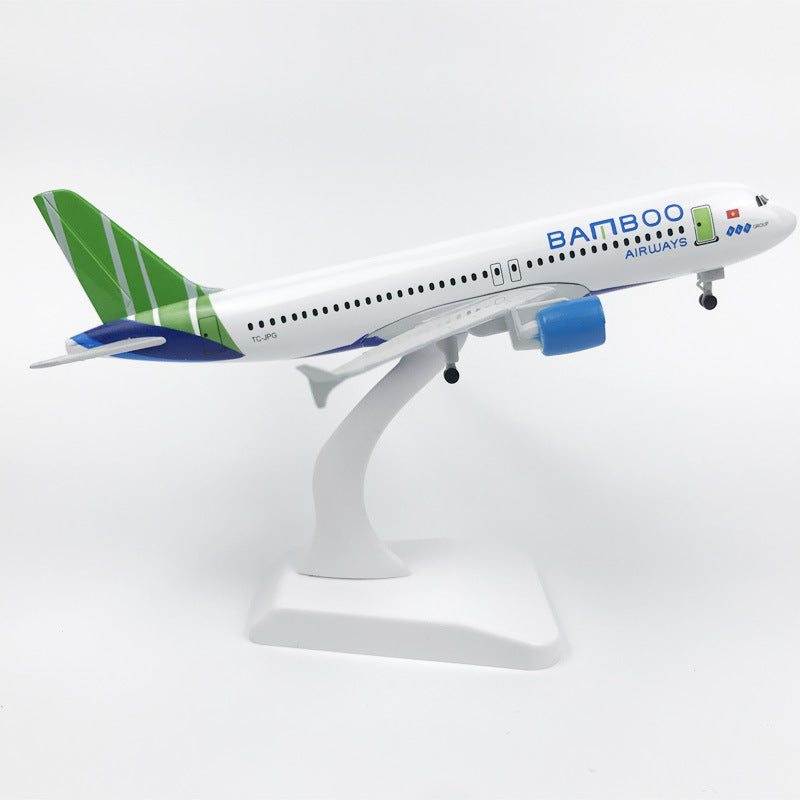 1:400 Bamboo Airways A320 Airplane Model