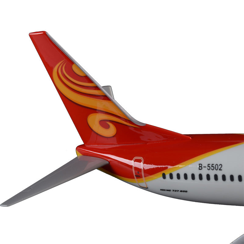 hainan airlines boeing b737 airplane model 1:200