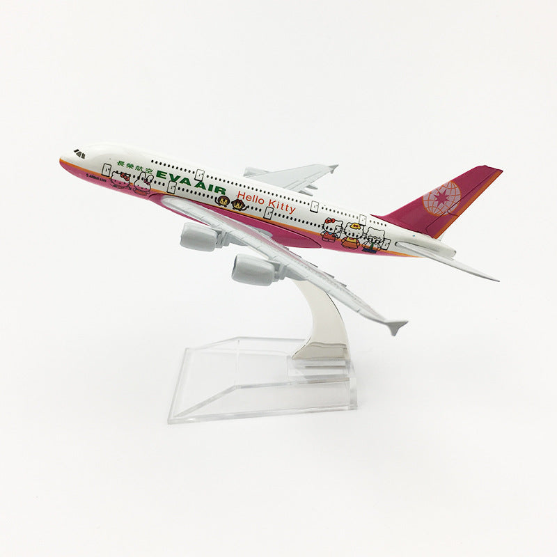 evergreen pink airlines airbus a380 1:400