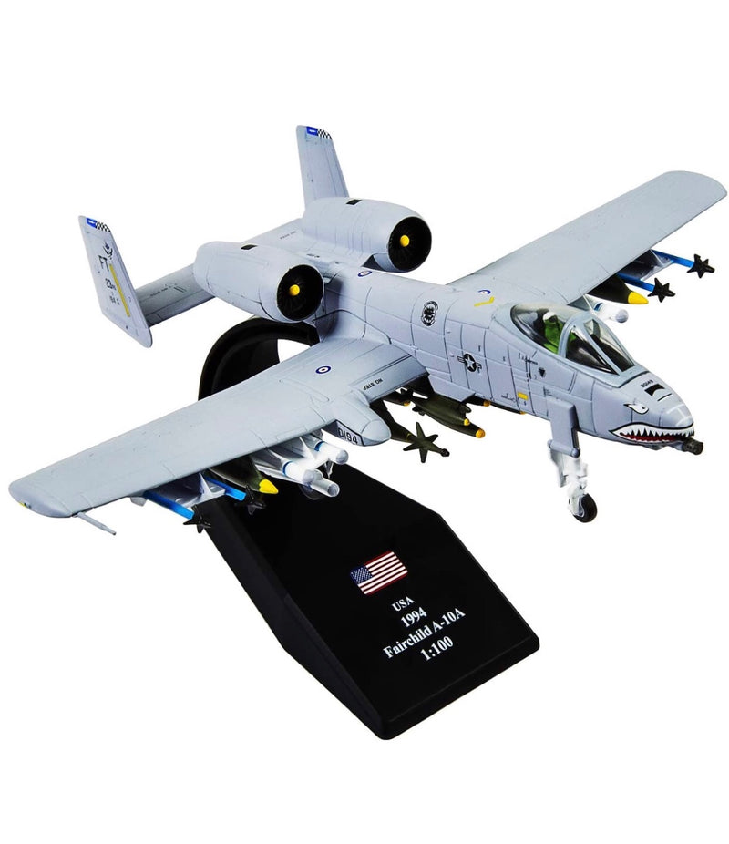 1:100 A-10 Thunderbolt II Warthog Attack Plane Alloy Model