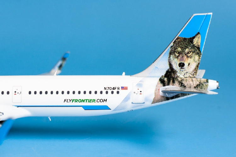 1:200 Frontier Airlines A321 N704FR Wolf Airplane Model