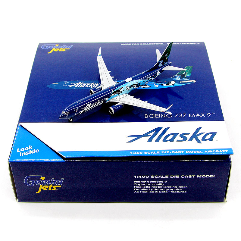 1:400 Alaska Airlines West Coast Wonders B737MAX9 N932AK