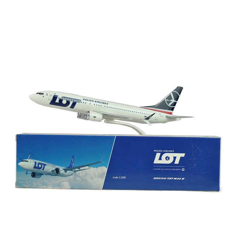 lot b737-max8 aircraft model 1: 200