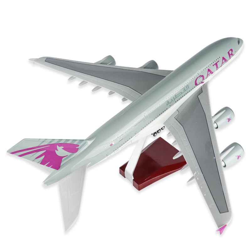 1:160 Qatar Airways A380 Model Airplane
