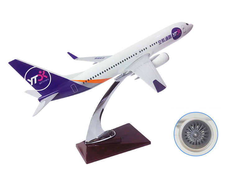 yuantong airlines boeing b738 airplane model