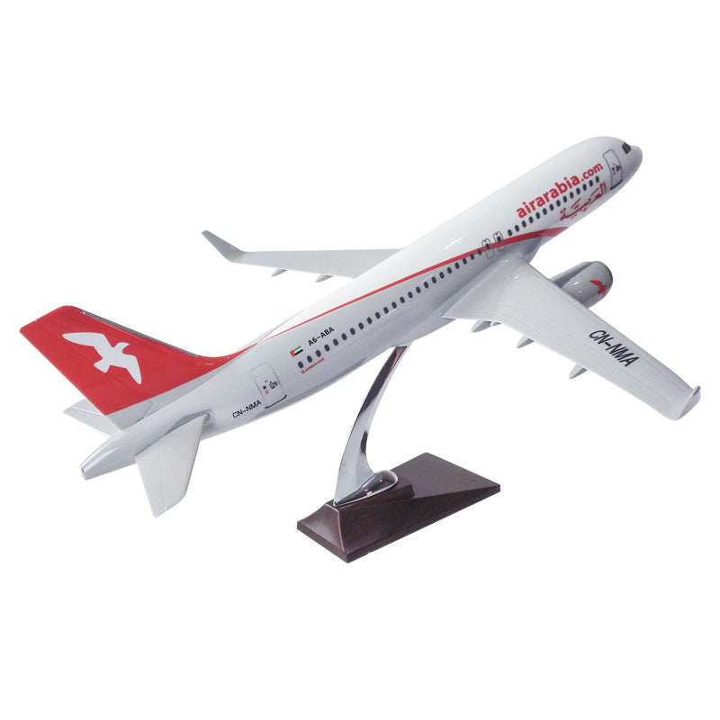 1:80 Arabian Airlines Airbus 320 Model Airplane