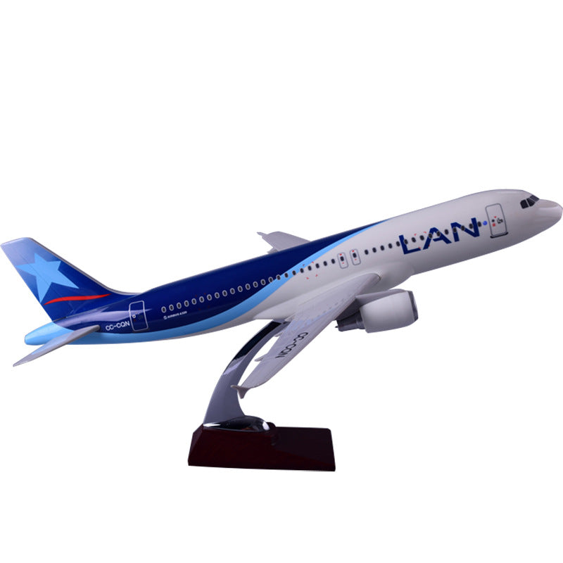 1:80 Chilean Airlines Airbus A320 Model Airplane