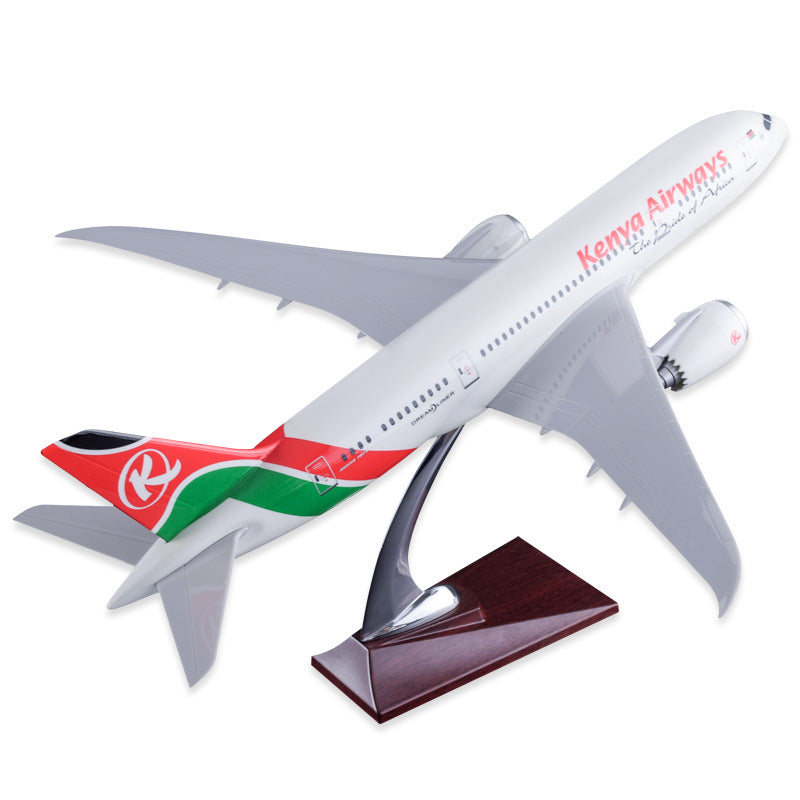 1:130 Kenya Airways B787 Model Airplane