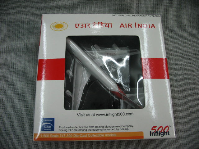 1:500 Air India Boeing 747-300 VT-EPX Airplane Model