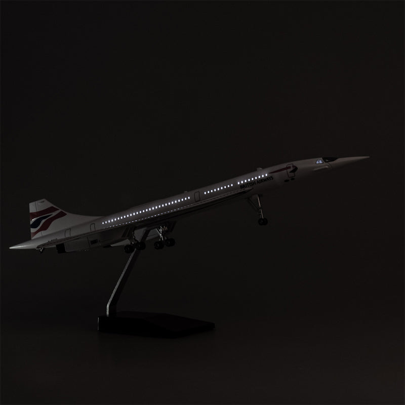 1:125 British Airways Concorde Airplane Model