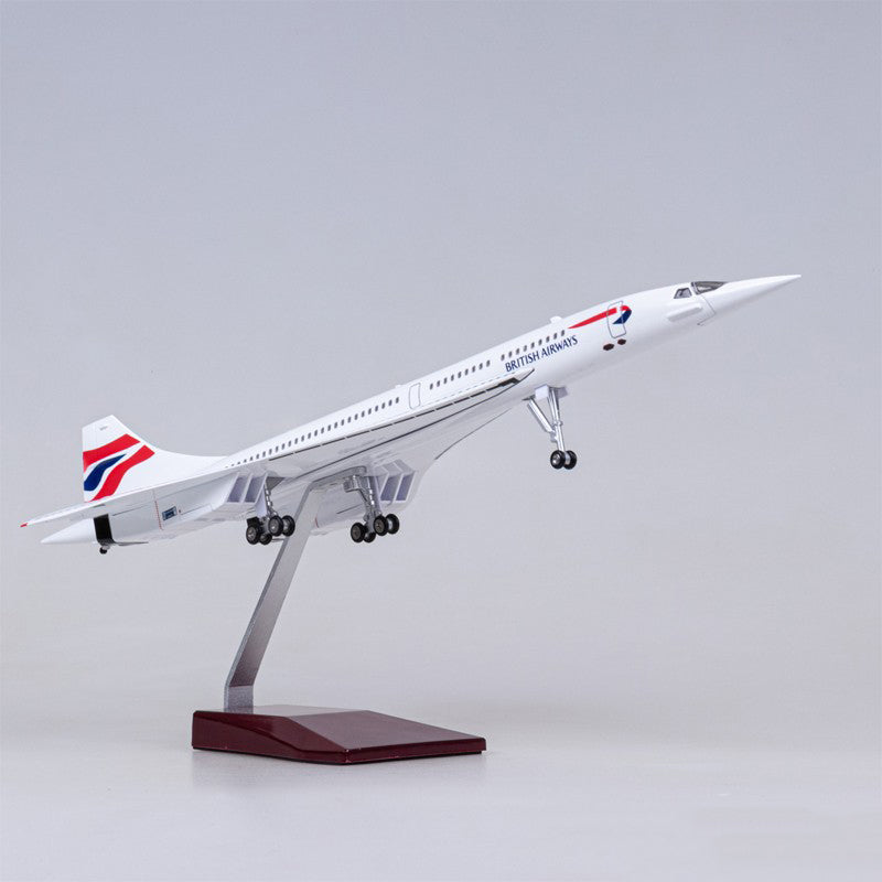 1:125 British Airways Concorde Airplane Model