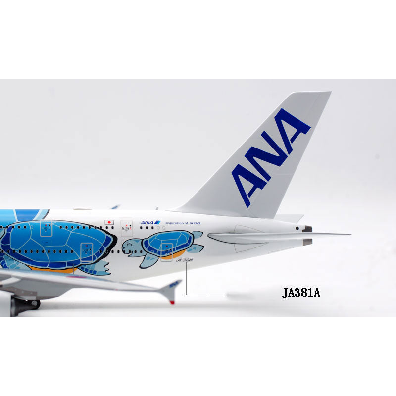1:200 ANA Blue Turtle A380 JA381A Airplane Model