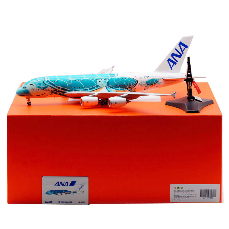 1:200 ANA Green Turtle A380 JA382A Airplane Model