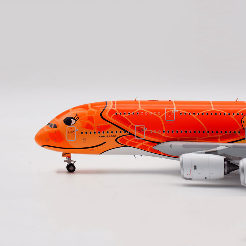1:200 ANA Orange Turtle A380 JA383A Airplane Model