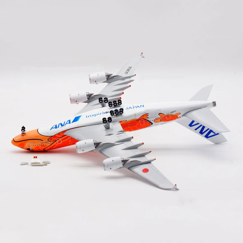 1:200 ANA Orange Turtle A380 JA383A Airplane Model