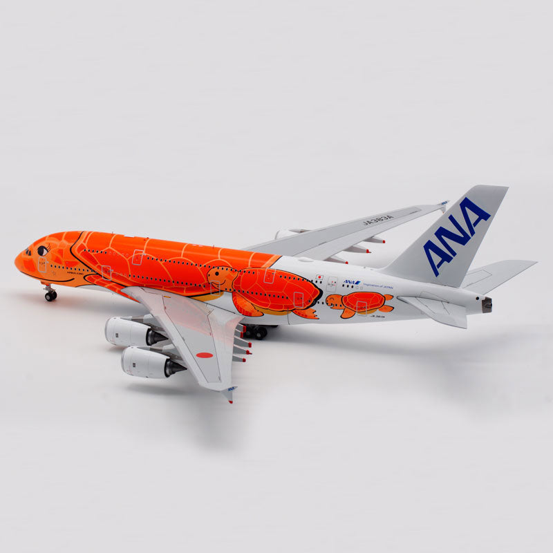 1:200 ANA Orange Turtle A380 JA383A Airplane Model