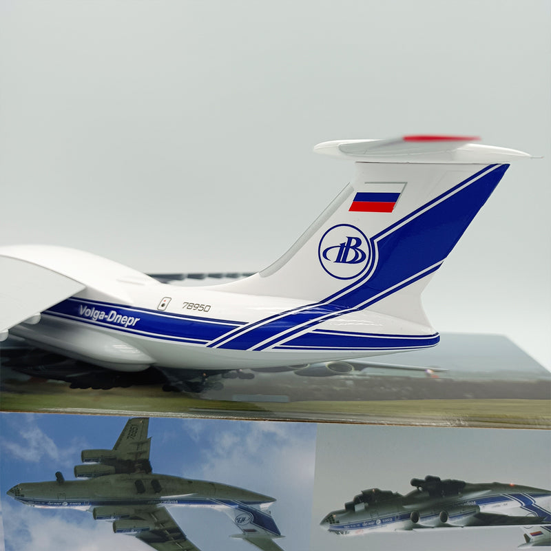 1:200 Volga Dnepr Airlines IL-76 Transport Aircraft Model