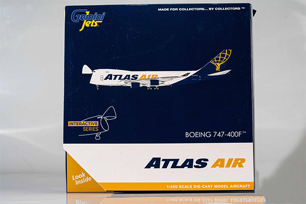 1:400 Atlas Air B747-400F N492MC Model Airplane
