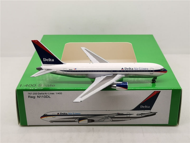 1:400 Delta Air Lines B767-200 N110DL Model Airplane