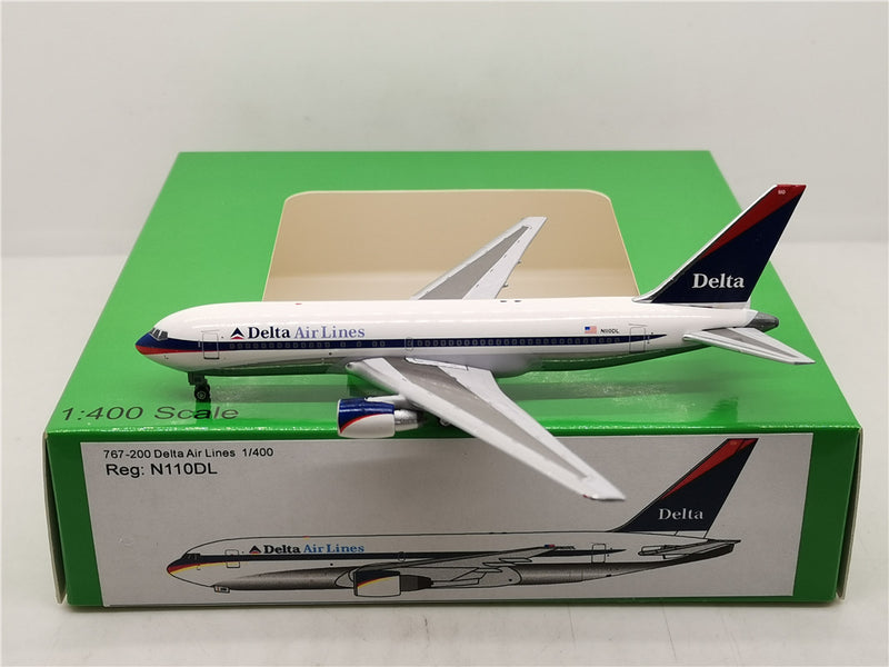 1:400 Delta Air Lines B767-200 N110DL Model Airplane
