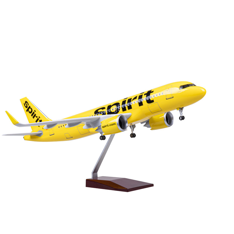 1:80 Spirit Airlines Airbus A320 Neo Model Airplane