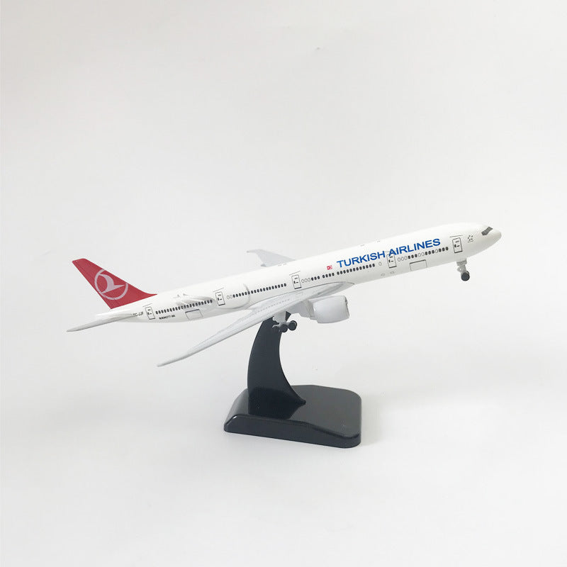 1:400 Turkish Airlines Boeing 777 alloy airplane model