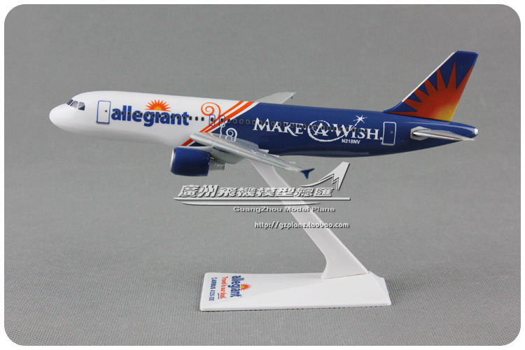 1:200 Allegiant Air Airbus A320 Painted With Stand