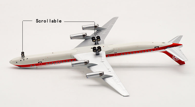 outofprint mcdonnell douglas dc-8-63 c-ftiv airplane model 1:200