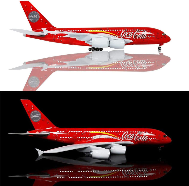 1:160 Coca Cola A380 Airplane Model
