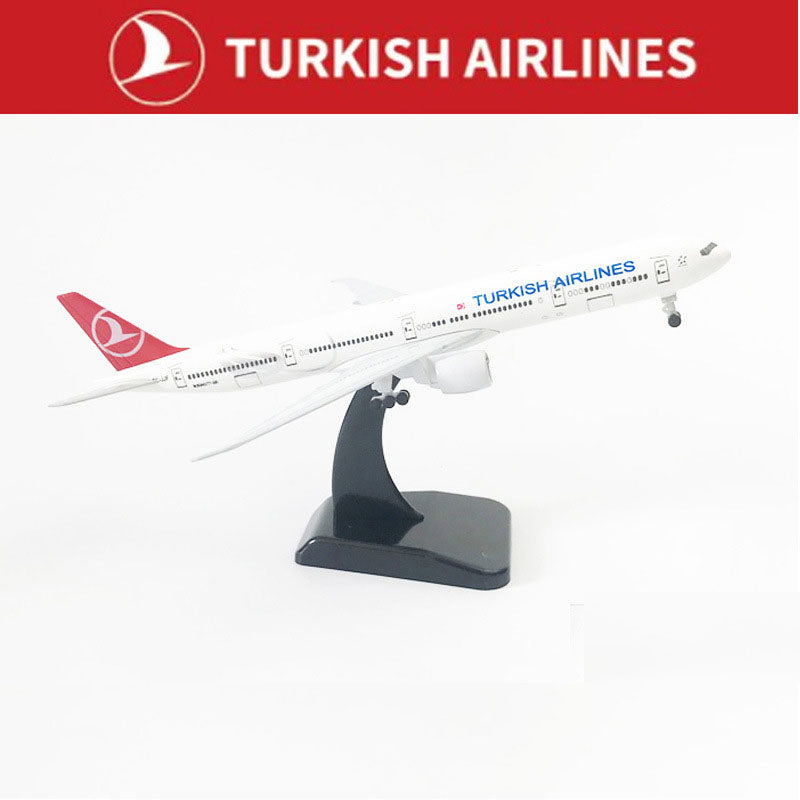 1:400 Turkish Airlines Boeing 777 alloy airplane model