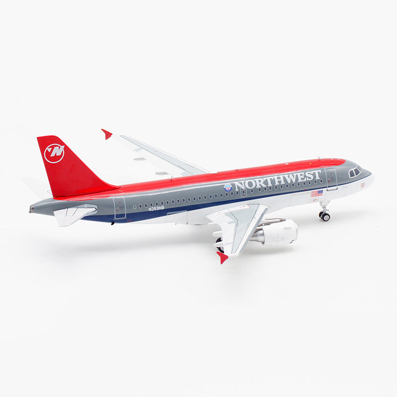 outofprint northwest airlines airbus a319 n359nb airplane model 1:200