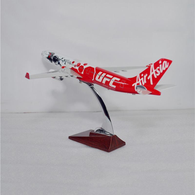1:135 airasia airbus a330 airplane model 18” decoration & gift