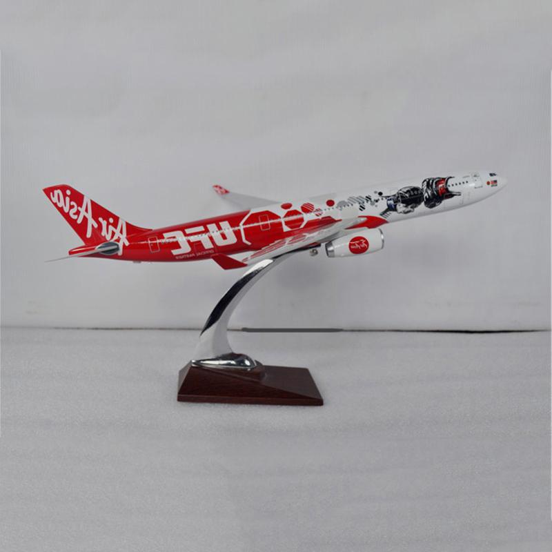 1:135 airasia airbus a330 airplane model 18” decoration & gift