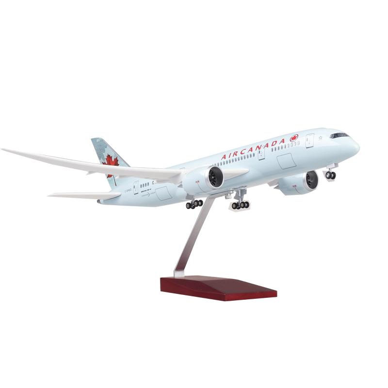 1:130 air canada boeing 787 airplane model 18” decoration & gift